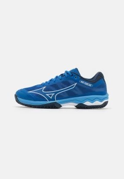 Mizuno WAVE EXCEED LIGHT - Tennisschuh Für Sandplätze - True Blue/white/dress Blues