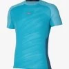 Mizuno LAUF AERO - T-Shirt Print - Maui Blue -Mizuno 03bf6e4937b4409ea2f97a7d8c875fdd 1