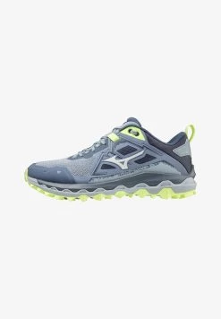 Mizuno WAVE MUJIN 8 - Laufschuh Neutral - Troposphere Wht Neolime