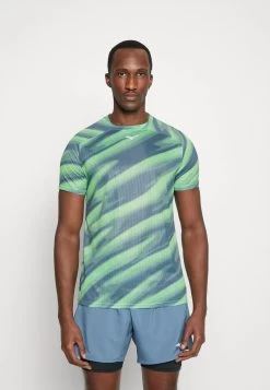 Mizuno DRYAEROFLOW GRAPHIC TEE - Sport T-shirt - Light Green