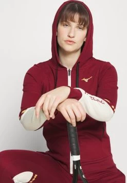 Mizuno ATHLETICS JACKET - Trainingsjacke - Cabernet -Mizuno 375d2874675642b88e16a60ad1068929