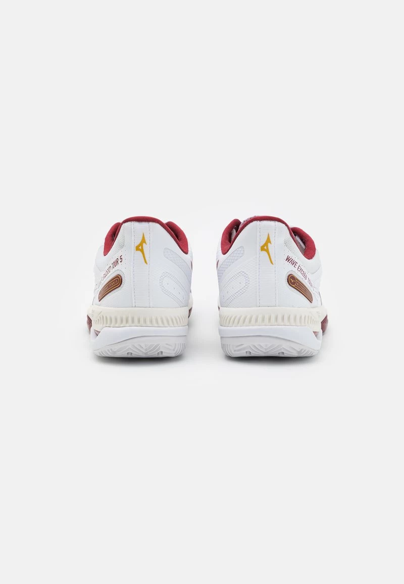 Mizuno WAVE EXCEED TOUR 5 CC - Tennisschuh Für Sandplätze - White/cabernet/papyrus 5 Mizuno WAVE EXCEED TOUR 5 CC - Tennisschuh Für Sandplätze - White/cabernet/papyrus – Bild 3