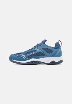 Mizuno GHOST SHADOW - Handballschuh - Dark Denim/white
