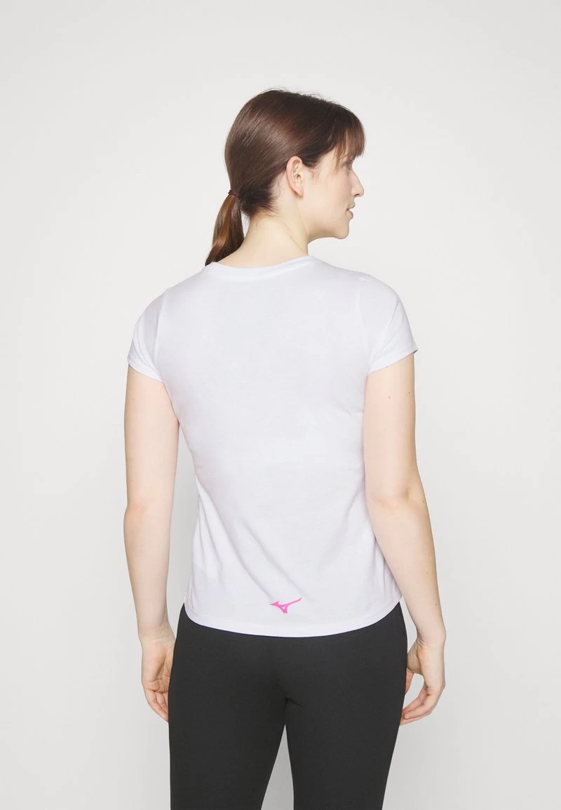 Mizuno ATHLETICS TEE - T-Shirt Print - White 5 Mizuno ATHLETICS TEE - T-Shirt Print - White – Bild 3