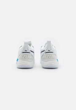 Mizuno WAVE MOMENTUM 2 - Volleyballschuh - White/spellbound/blue -Mizuno 51f9363df7ea43c7b67bc7580d71e776