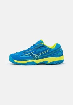 Mizuno BREAK SHOT 4 - Padel-Schuhe - Blue/acid Lime