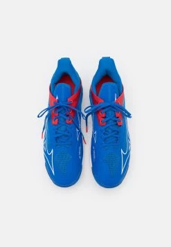 Mizuno WAVE MIRAGE 4 - Handballschuh - French Blue/white/ignition Red -Mizuno 71c7f9da05b44494995f940e7ff1c565