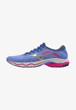 Mizuno WAVE ULTIMA - Laufschuh Neutral - Amparo Blue Silver Pink Peacock