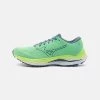 Mizuno WAVE INSPIRE 19 - Laufschuh Stabilität - China Blue/cameo Green