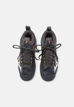 Mizuno WAVE MOMENTUM 2 - Volleyballschuh - Black Oyster/gold/iron Gate -Mizuno 87a85b6f7a7443dbb88d3800a81f69bf