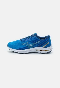 Mizuno WAVE EQUATE 7 - Laufschuh Stabilität - French Blue/gold