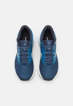 Mizuno WAVE PRODIGY 3 - Laufschuh Neutral - Dark Denim/snow White/grenadine -Mizuno 9c481c25f9234781902b2f17b519521e