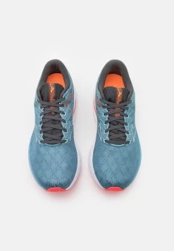 Mizuno WAVE INSPIRE 19 - Laufschuh Stabilität - Provincial Blue/white/light Orange -Mizuno a9daa0122db945f08a5cb9399666251a