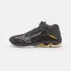 Mizuno WAVE LIGHTNING Z7 MID - Volleyballschuh - Black Oyster/gold/iron Gate -Mizuno ab30a60ba2d8430984bc61451ee4bc6c
