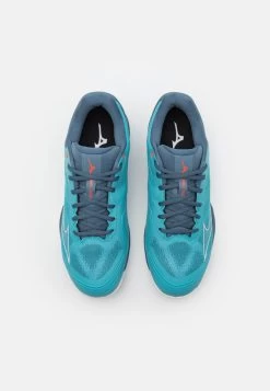Mizuno WAVE EXCEED LIGHT AC - Multicourt Tennisschuh - Maui Blue/white/china Blue -Mizuno b1ba8cb1d7d74b938759c9ece4239122