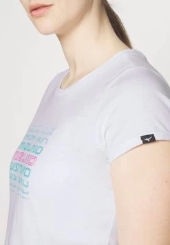 Mizuno ATHLETICS TEE - T-Shirt Print - White 13 Mizuno ATHLETICS TEE - T-Shirt Print - White -Mizuno bb2c39b54bfd47afab41d10651dd62c2