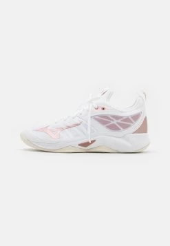Mizuno WAVE DIMENSION - Volleyballschuh - White/rose/snowwhite
