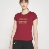 Mizuno ATHLETICS TEE - T-Shirt Print - Cabernet 2 Mizuno ATHLETICS TEE - T-Shirt Print - Cabernet -Mizuno c13f47c3d7804243aeed9b91a90a2eba