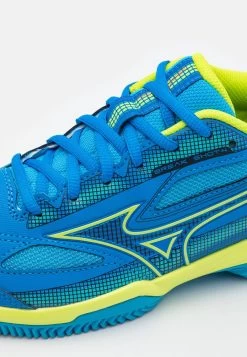 Mizuno BREAK SHOT 4 - Padel-Schuhe - Blue/acid Lime -Mizuno d1d3cb737ab648d19f77b6e5df9fe672