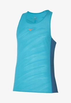 Mizuno TANK AERO - Top - Maui Blue