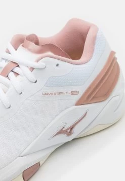 Mizuno WAVE STEALTH NEO - Handballschuh - White/rose/snowwhite -Mizuno d72d1a4e0de6470f9bd32df63cc2881b