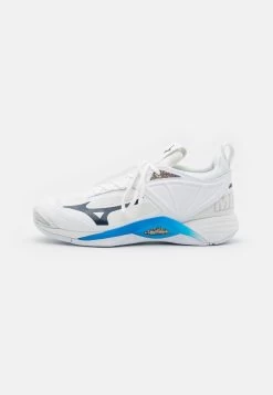 Mizuno WAVE MOMENTUM 2 - Volleyballschuh - White/spellbound/blue