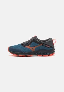 Mizuno WAVE RIDER TT - Laufschuh Trail - Blue Ashes/soleil/black Oyster
