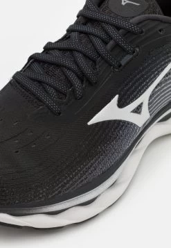 Mizuno WAVE SKY 5 - Laufschuh Neutral - Black/silver/orange Copper -Mizuno e9bc33f5bbc84369b3abb575c8245598