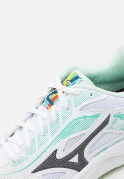 Mizuno BREAKSHOT 3 AC - Multicourt Tennisschuh - White/irongate/turquoise -Mizuno f10742086b7247b49b733def87deb425