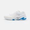 Mizuno WAVE STEALTH NEO - Handballschuh - White/spellbound/blue -Mizuno fc4769865a8f4aeeb8ff7ecf50087664