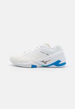 Mizuno WAVE STEALTH NEO - Handballschuh - White/spellbound/blue