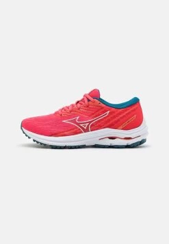 Mizuno WAVE EQUATE 7 - Laufschuh Stabilität - Paradise Pink/white/ink Blue