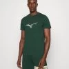 Mizuno ATHLETICS TEE - T-Shirt Print - Pineneedle -Mizuno fe8513976ece48b3a1f64b1db0919416 1